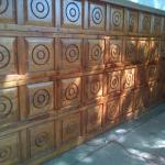 REFINISHED & REPAIRED CUSTOM WOOD GARAGE DOORS